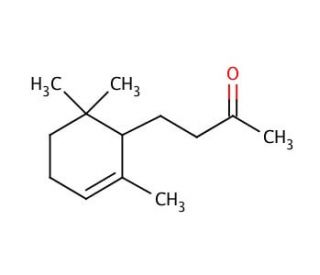 7,8-Dihydro-α-ionone (CAS 31499-72-6) - chemical structure image
