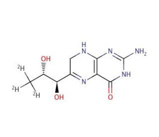 7,8-Dihydro-L-biopterin-d3 (CAS 6779-87-9 (unlabeled)) - chemical structure image