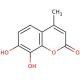 7,8-Dihydroxy-4-methylcoumarin (CAS 2107-77-9) - chemical structure image