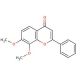 7,8-Dimethoxyflavone 的分子结构, CAS编号: 65548-54-1 7,8-Dimethoxyflavone (CAS 65548-54-1) - chemical structure image