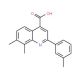7,8-dimethyl-2-(3-methylphenyl)quinoline-4-carboxylic acid - chemical structure image