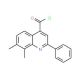 7,8-dimethyl-2-phenylquinoline-4-carbonyl chloride - chemical structure image