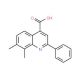 7,8-dimethyl-2-phenylquinoline-4-carboxylic acid - chemical structure image