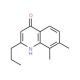 7,8-Dimethyl-2-propyl-4-quinolinol (CAS 1070880-05-5) - chemical structure image
