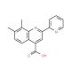 7,8-Dimethyl-2-pyridin-2-ylquinoline-4-carboxylic acid - chemical structure image