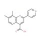 7,8-Dimethyl-2-pyridin-4-ylquinoline-4-carboxylic acid - chemical structure image