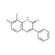7,8-Dimethyl-3-phenyl-2-quinolinol (CAS 1031928-39-8) - chemical structure image