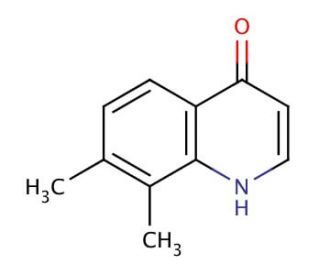 7,8-Dimethyl-4-quinolinol (CAS 178984-37-7) - chemical structure image