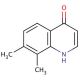 7,8-Dimethyl-4-quinolinol (CAS 178984-37-7) - chemical structure image