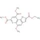 7,9-Dimethoxycarbonyl-2-ethoxycarbonyl-5-methoxy-1H-pyrrolo-[2,3-f]quinoline - chemical structure image