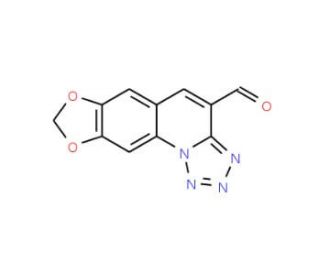 7,9-Dioxa-1,2,3,10b-tetraaza-dicyclopenta[a,g]-naphthalene-4-carbaldehyde - chemical structure image