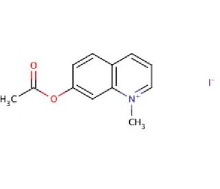7-Acetoxy-1-methylquinolinium iodide - chemical structure image