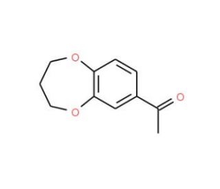 7-Acetyl-3,4-dihydro-1,5-benzodioxepin (CAS 22776-09-6) - chemical structure image