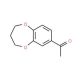 7-Acetyl-3,4-dihydro-1,5-benzodioxepin (CAS 22776-09-6) - chemical structure image