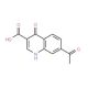 7-Acetyl-4-oxo-1,4-dihydro-quinoline-3-carboxylic acid - chemical structure image