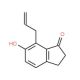 7-Allyl-6-hydroxy-1-indanone - chemical structure image