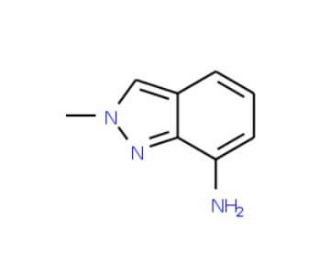 7-Amino-2-methyl-2H-indazole (CAS 90223-02-2) - chemical structure image