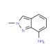 7-Amino-2-methyl-2H-indazole (CAS 90223-02-2) - chemical structure image