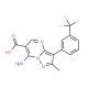 7-Amino-2-methyl-3-[3-(trifluoromethyl)phenyl]-pyrazolo[1,5-a]pyrimidine-6-carboxylic acid - chemical structure image