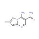 7-amino-2-methylpyrazolo[1,5-a]pyrimidine-6-carboxamide - chemical structure image