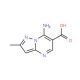 7-Amino-2-methylpyrazolo[1,5-a]pyrimidine-6-carboxylic acid (CAS 2627-59-0) - chemical structure image