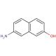 7-amino-2-naphthol (CAS 93-36-7) - chemical structure image