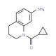 (7-Amino-3,4-dihydro-2H-quinolin-1-yl)-cyclopropyl-methanone - chemical structure image
