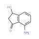 7-Amino-3-hydroxy-1-indanone - chemical structure image