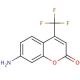 7-Amino-4-trifluoromethylcoumarin (CAS 53518-15-3) - chemical structure image