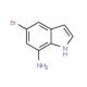 7-Amino-5-bromoindole (CAS 374537-99-2) - chemical structure image