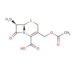 7-Aminocephalosporanic Acid (CAS 957-68-6) - chemical structure image