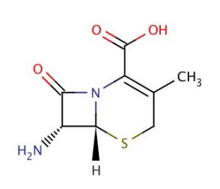 7-Aminodesacetoxycephalosporanic Acid (CAS 22252-43-3) - chemical structure image