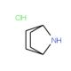 7-azabicyclo[2.2.1]heptane hydrochloride (CAS 27514-07-4) - chemical structure image