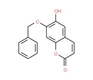 7-Benzyl-O-esculetin (CAS 895-61-4) - chemical structure image
