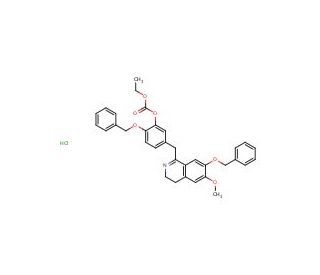7-Benzyloxy-1-(4-benzyloxy-3-ethoxycarbonyloxybenzyl)-6-methoxy-3,4-dihydroisoquinoline Hydrochloride (CAS 62744-14-3) - chem