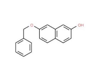 7-(Benzyloxy)-2-naphthol (CAS 118495-07-1) - chemical structure image