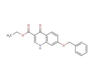 7-(Benzyloxy)-4-hydroxyquinoline (CAS 17825-15-9) - chemical structure image