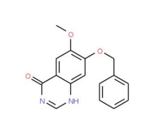 7-Benzyloxy-6-methoxy-4(3H)-quinazolinone (CAS 179688-01-8) - chemical structure image