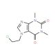 7-(beta-Chloroethyl)theophyline (CAS 5878-61-5) - chemical structure image
