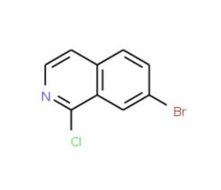 7-Bromo-1-chloroisoquinoline (CAS 215453-51-3) - chemical structure image