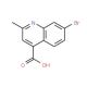 7-bromo-2-methylquinoline-4-carboxylic acid - chemical structure image