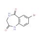 7-Bromo-3,4-dihydro-1H-benzo[e][1,4]diazepine-2,5-dione (CAS 195986-74-4) - chemical structure image