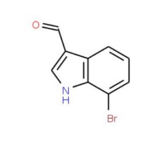 7-Bromo-3-formylindole (CAS 115666-21-2) - chemical structure image