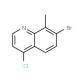 7-Bromo-4-chloro-8-methylquinoline (CAS 1189106-50-0) - chemical structure image