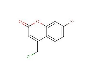 7-bromo-4-(chloromethyl)-2H-chromen-2-one - chemical structure image