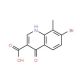 7-Bromo-4-hydroxy-8-methylquinoline-3-carboxylic acid (CAS 1189107-54-7) - chemical structure image