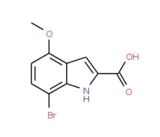7-bromo-4-methoxy-1H-indole-2-carboxylic acid - chemical structure image