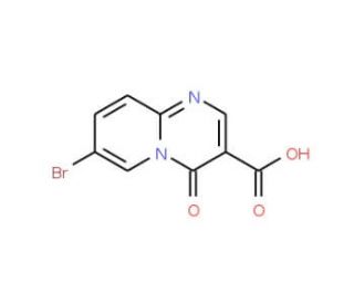7-bromo-4-oxo-4H-pyrido[1,2-a]pyrimidine-3-carboxylic acid - chemical structure image