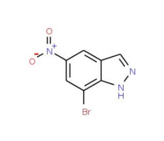 7-Bromo-5-nitro-1H-indazole (CAS 685109-10-8) - chemical structure image