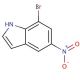7-Bromo-5-nitroindole (CAS 87240-07-1) - chemical structure image